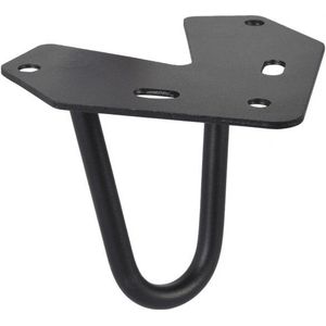 Wovar Meubelpoot Industrieel Zwart 100 mm | Per Stuk