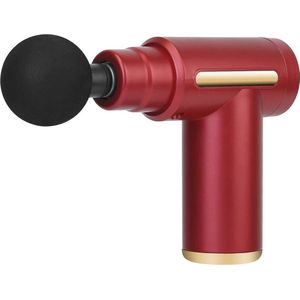 VERK GROUP - Massage Gun - Spierherstel & Relax - 4 Opzetstukken - 6 Intensiteitsstanden - Draadloos - Rood