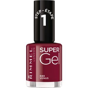 Rimmel - Super Gel - Nagellak - Dieprood - 12ml