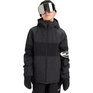 Quiksilver - High In The Hood - Jas - Zwart - Technische Sneeuwjas voor Jongens 4-16
