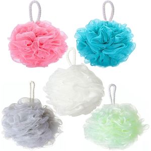 5 Stuks Douchebal,Bath Sponge,Bad Spons,Badballetjes - Verschillende Kleuren Douchespons,Voor Schrobben en Reinigen Onder de Douche of in Bad