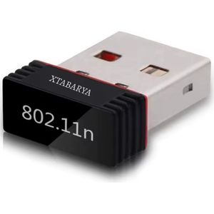 Draadloze USB WiFi-adapter – 300 Mbps, 2.4 GHz, USB 2.0, plug & play – ideaal voor PC, desktop of laptop