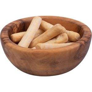 Bowls and Dishes Pure Olive Wood olijfhouten Schaal Ø 10 cm (hoog) - cadeau tip!