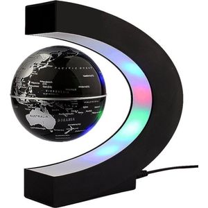 Saizi Magnetische -Zwevende- Draagbare Drijvende  Wereldbol Kaart met LED verlichting/Levitatie Globe