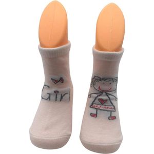 Baby Sokjes, Girl, Roze, Girl, Babyshower Sokken, One Size