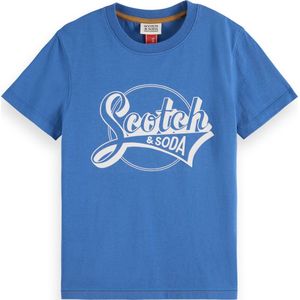 Scotch & Soda Relaxed-Fit Artwork T-Shirt Jongens T-shirt - Maat 104