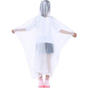 Regenponcho voor Kinderen - Waterdichte Herbruikbare Poncho met Capuchon