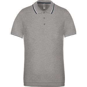 Kariban Polo korte mouwen K250 - Oxford Grey Navy White