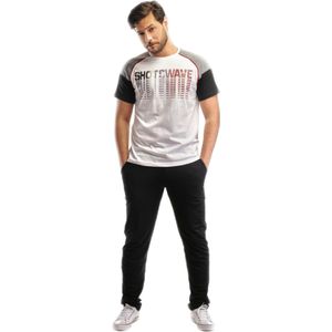 Embrator mannen Huispak wit/zwart maat XL