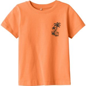 Name it t-shirt jongens - oranje - NMMfole - maat 110