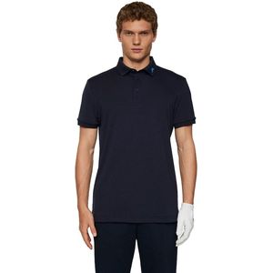 J.lindeberg Kv Korte Mouw Poloshirt Blauw M Man