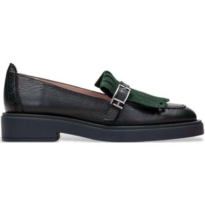 Hispanitas - Leren Mocassins - Zwart - TRIFLOW Technologie - Uitneembare Binnenzool