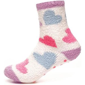 Zachte Fluffy Meisjes Sokken met Antislip - Warme Wintersokken voor Kinderen