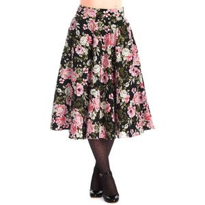 Banned - Pink Bloom Rok - 4XL - Roze