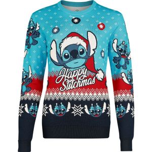 Lilo & Stitch Happy Stitchmas Dames Christmas jumper - meerkleurig - L