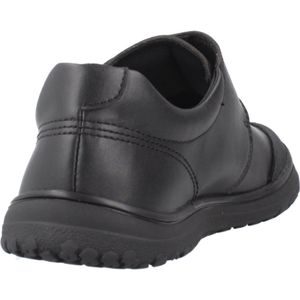 Pablosky Unisex Leader-Tech schoolmeisje met klittenbandsluiting, Zwart, 24 EU