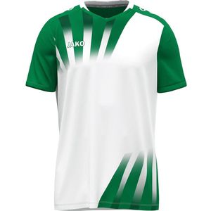 Jako - Vintage Shirt - Wit/Rood - Korte Mouw - Heren