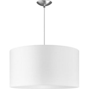 Home Sweet Home hanglamp Bling - verlichtingspendel Basic inclusief lampenkap - lampenkap 50/50/25cm - pendel lengte 100 cm - geschikt voor E27 LED lamp - wit