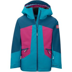 Trollkids - Rauland - Jas - Blauw - 152 cm - Waterdicht Ski-jack