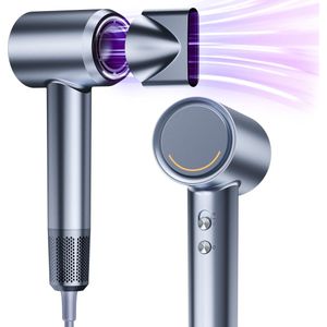 SYTIFRO - Fohnborstel - Reisföhn - Wit - Ionische Haarföhn - Geluidsarm - 4 Warmtestanden en 3 Snelheden