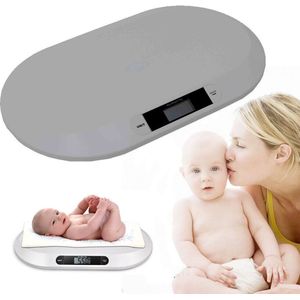 EliteNest® - Elektronische Babyweegschaal - Slimme Weegschaal - Digitaal LCD Display - 20kg Weegcapaciteit - Hoge Precisie Rekmeter - Automatische Uitschakeling