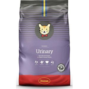 Husse Katt Urinary - Blaasgruis, Kattenvoer Droogvoer, Kattenbrokken Struvite - Kattenvoeding 100% Natuurlijk - 7 kg