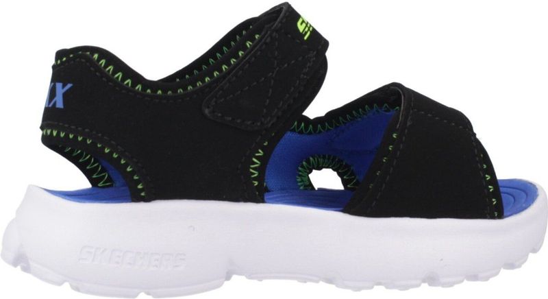 Sandaal - Zwart/blauw - Klittenbandsluiting - Wasbaar