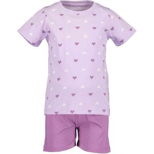 Blue Seven kinderpyjama 537013 lila/lila kort - 122