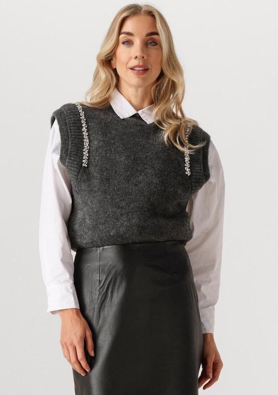 Copenhagen Muse - CMIBRA-WAISTCOAT - Vest - Donkergrijs