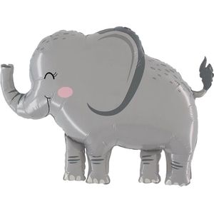 Folie ballon Jungle Olifant XL - folie - ballon - olifant - decoratie - verjaardag - kinderkamer - elephant