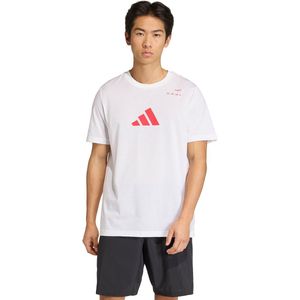 adidas Performance Padel Category Graphic T-shirt - Heren - Wit- L