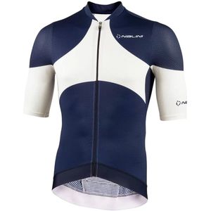 Nalini - Heren - Fietsshirt - Korte mouwen - Wielrenshirt - Zomer - NEBRASKA JERSEY - BLUE/PRISTINE - XXL