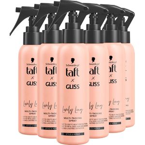 Taft - Lovely Long Heat Protection - Haarstyling - Haarverzorging - Heat Protection Spray - Lange Haartypes - Voordeelverpakking - 6 x 150 ml