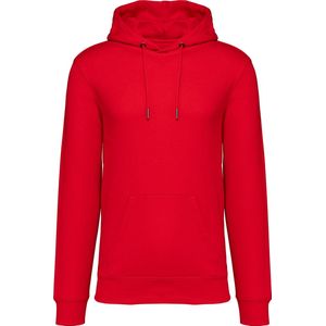 Biologische unisex hoodie met capuchon merk Native Spirit Poppy Red - XL