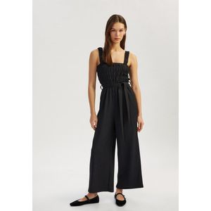 Vierkante kraag Recht Jumpsuit