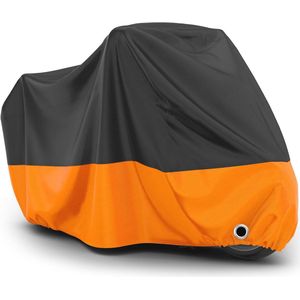 XXL Waterdichte motorhoes voor motorfiets - UV-bescherming, stofdicht, winddichte gesp - 245 x 105 x 125 cm