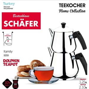 Schafer Turkse theepot (1.25 L - 2.10 L) - medium