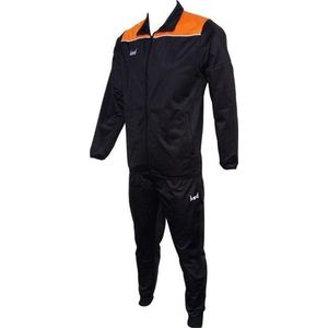 KWD Trainingspak Pantera - Zwart/oranje/wit - Maat XL