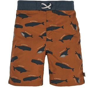 Lässig - Zwembroek - Met - Zwemluier - Caramel - Walvis - Maat 74/80