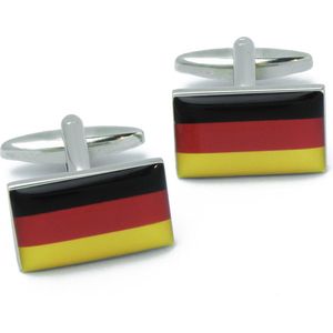 Manchetknopen - Duitse Vlag Geel Rood Zwart