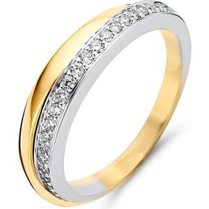 Ring bicolor briljant 0.25 crt.