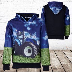 Hoodie New Holland Blauw