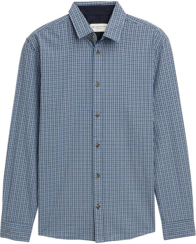Tom Tailor - 1047324 - Herenhemd - Navy - XXL