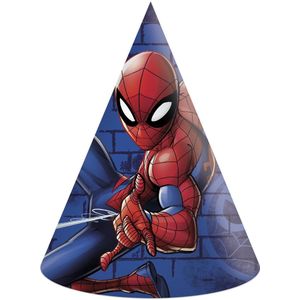 Spiderman Feesthoedjes Team-Up 6 stuks