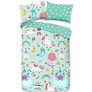 Dekbedovertrek - Blauw - Katoen