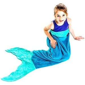Mermaid Blanket Ocean Blue / Aqua Kids