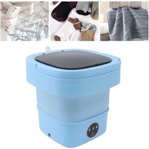 Opvouwbare Mini Wasmachine en Dehydrator 6L - Ideaal voor Ondergoed en Sokken