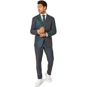 OppoSuits Reflective Perfective Mannen Pak - Heren Kostuum - Verkleed Outfit - Maat EU62