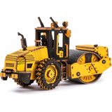 Robotime Road Roller TG701K - 3D puzzel - Houten bouwpakket - Knutselen - Miniatuur