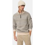 camel active - Gebreide Troyer - Haver - 100% Wol - Regular Fit
